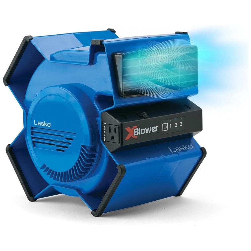 Ventilador Giratório de Alta Velocidade de 6 Posições para Resfriamento e Secagem com 3 Velocidades, Tomada CA, e Disjuntor com