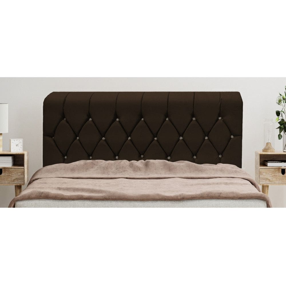 Cabeceira Estofada Casal 138CM Veludo Milena JSW