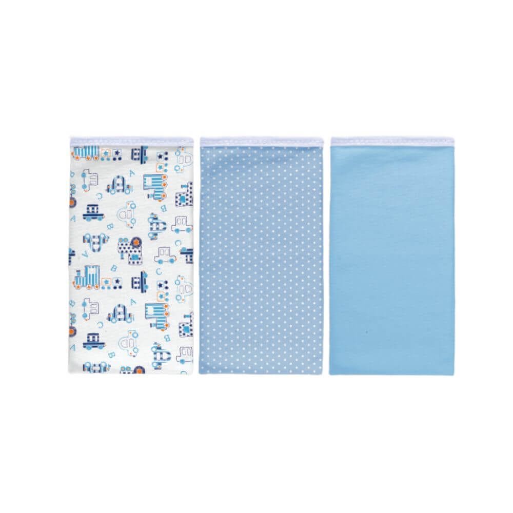 Kit Pano de Boca Duplo Vivaldi Baby com 3 Peças - Sul Brasil