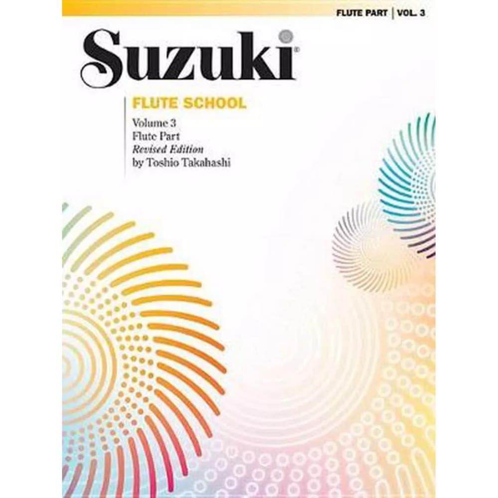Suzuki Flute School Volume 3 - Revised Edition - TOSHIO TAKAHASHI