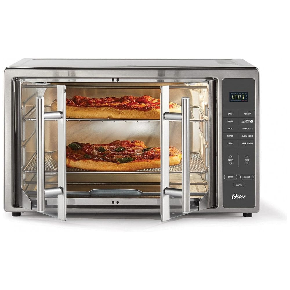 Forno Elétrico de Bancada 42L com Controle de Temperatura e Temporizador, Aço Inoxidável, 110v, OSTER 2142008, Prateado