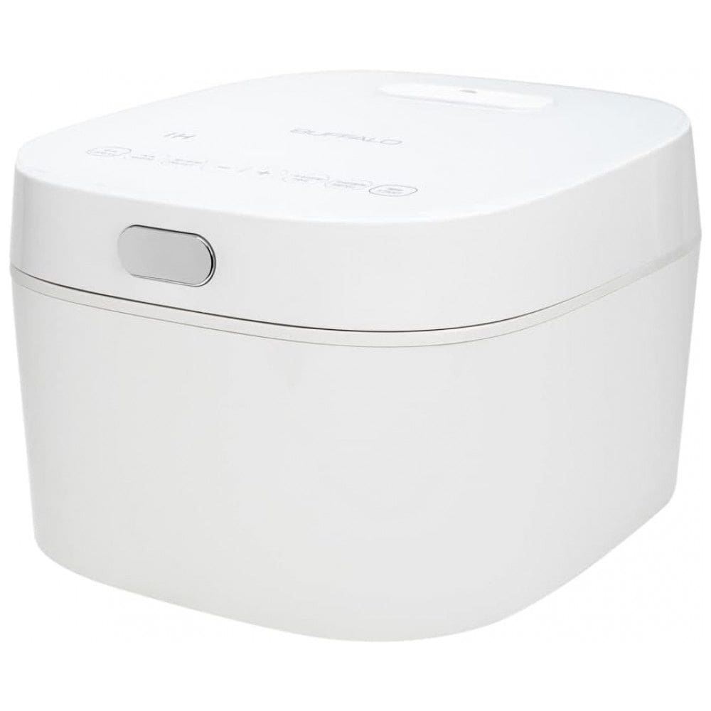 Panela de Arroz Elétrica 2L com Painel de Controle Digital, 1000W, Branca, 110v, BUFFALO, Branco