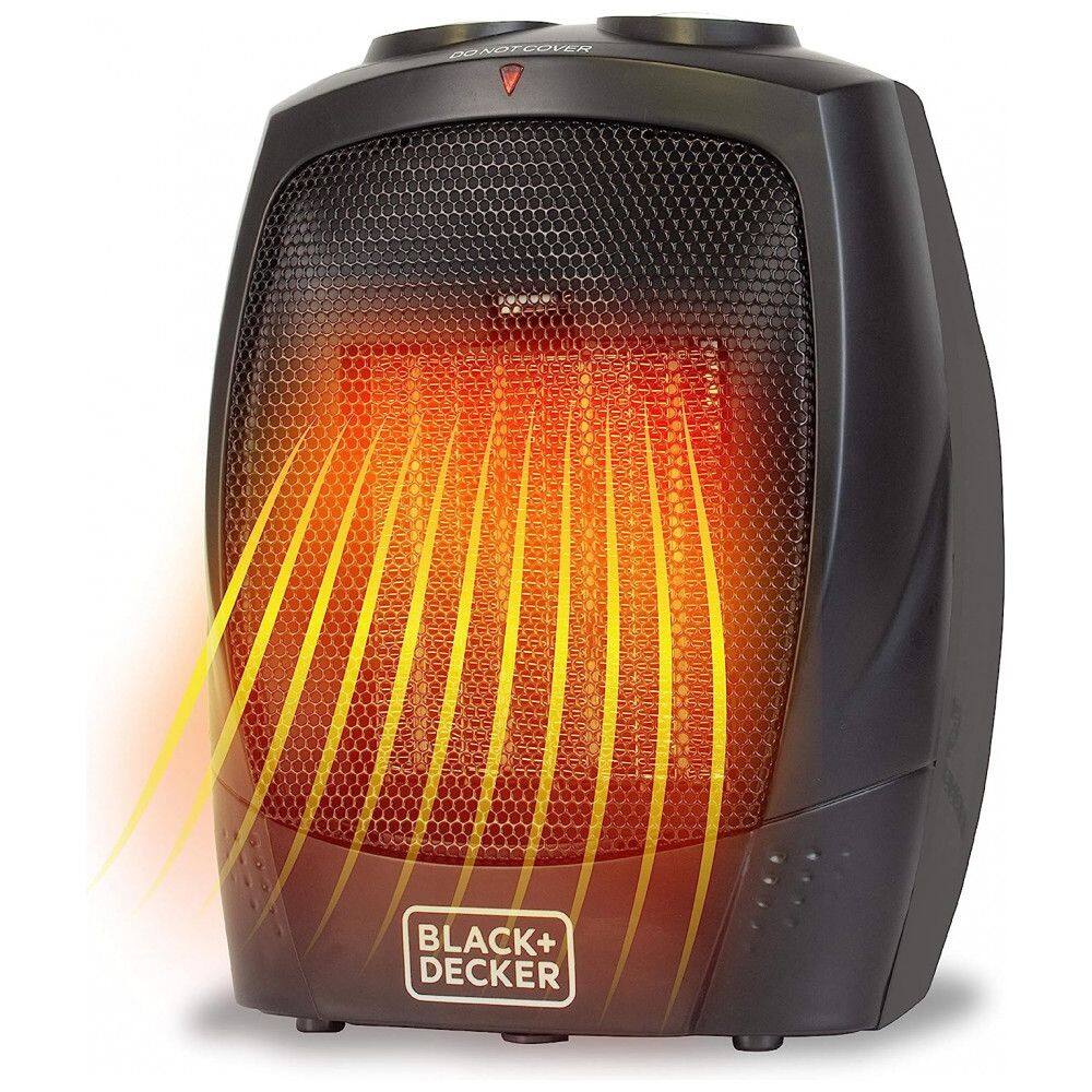 Aquecedor Elétrico Portátil com Alça 1500W, 110v, BLACKDECKER BHDC201, Preto