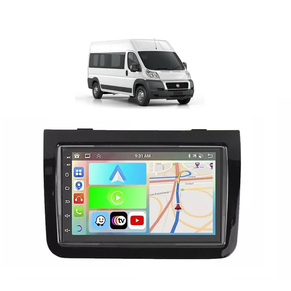 Kit Multimídia Ducato 2018 / 2022 7 Pol Android Carplay 2/32GB - 701K FirstOption