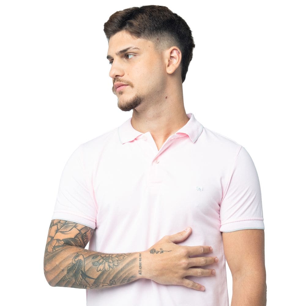 Polo Masculina Essential Skyline Domno