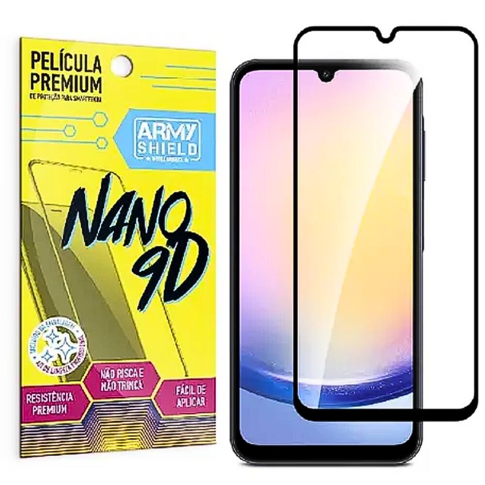 Película 9D Galaxy S24Fe Indestrutível Não Quebra - Armyshield