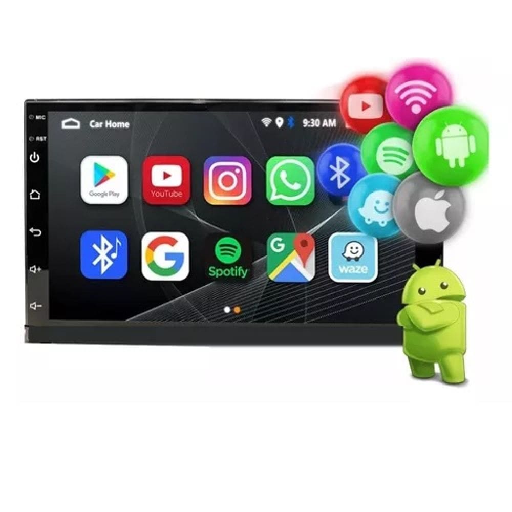Kit Multimídia Golf Bora Polo Fox 7 Pol Android Carplay 2/32GB - 701K FirstOption
