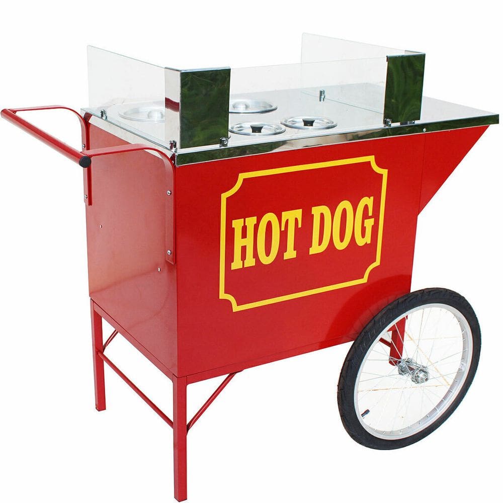 Carrinho hot dog com fogão 2 bocas Mod 4002