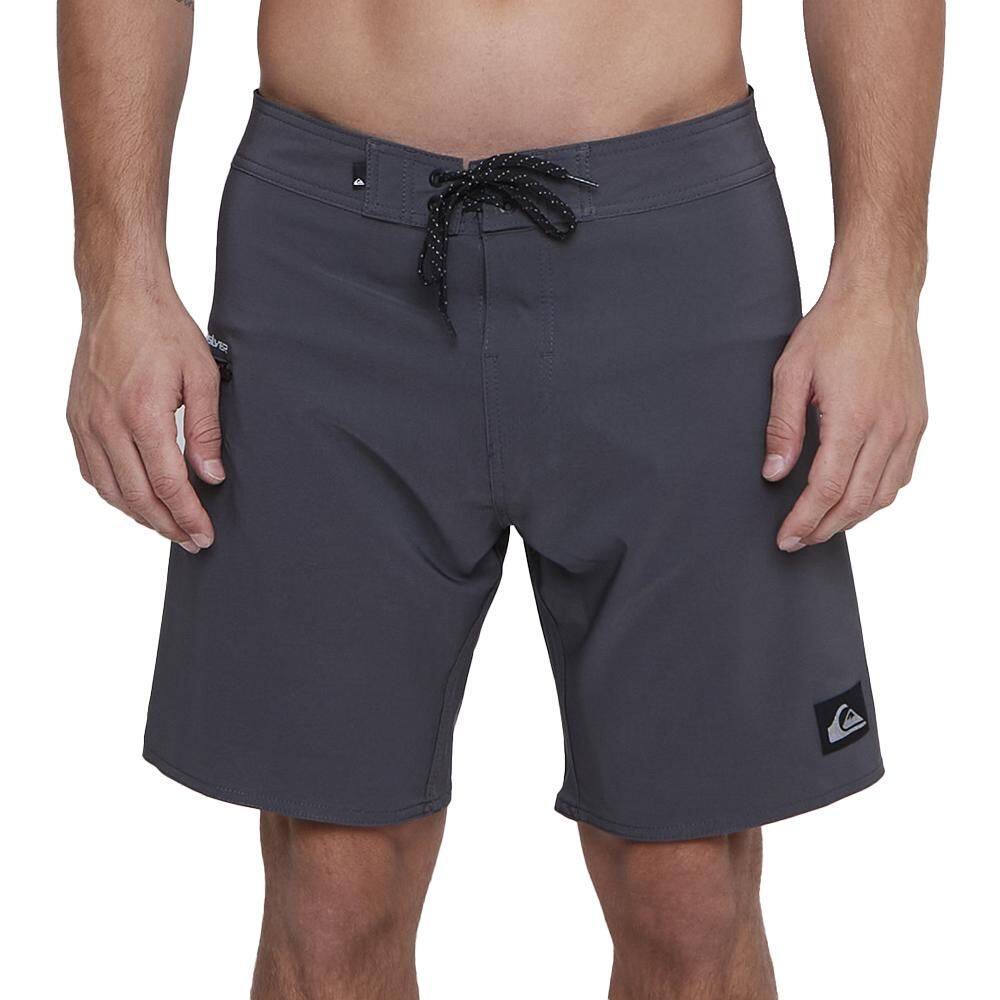Bermuda Quiksilver Everyday Solid Fusion 18\" SM25 Cinza