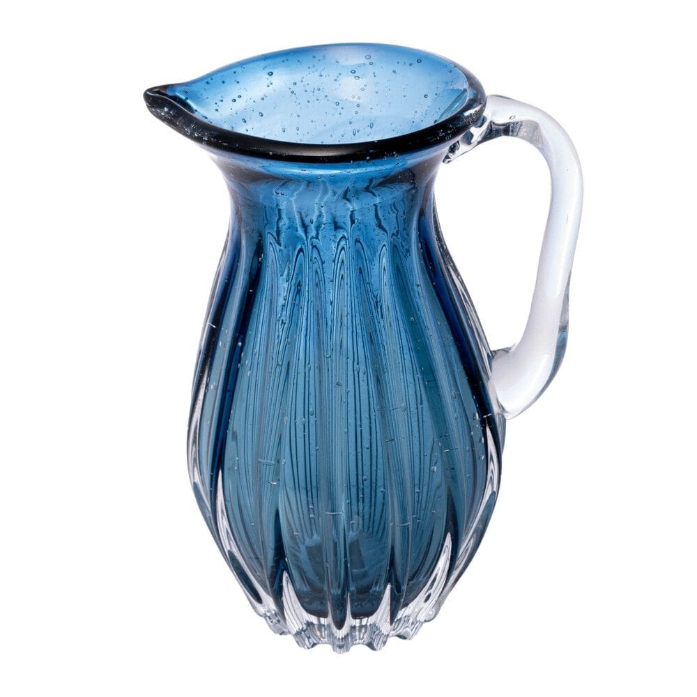 Jarra de Vidro Murano Italy Azul 800ml Wolff