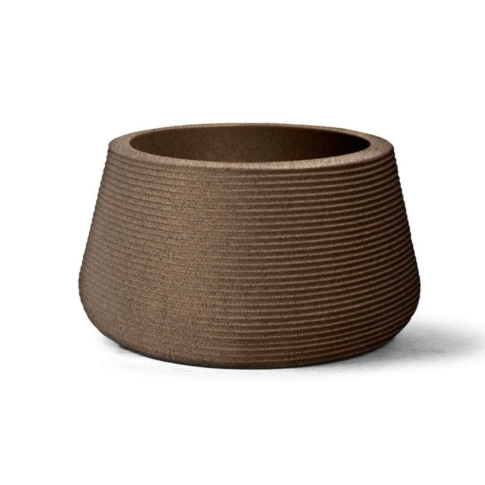 Vaso Riscatto Redondo Baixo 25 (27L) Ferrugem NUTRIPLAN