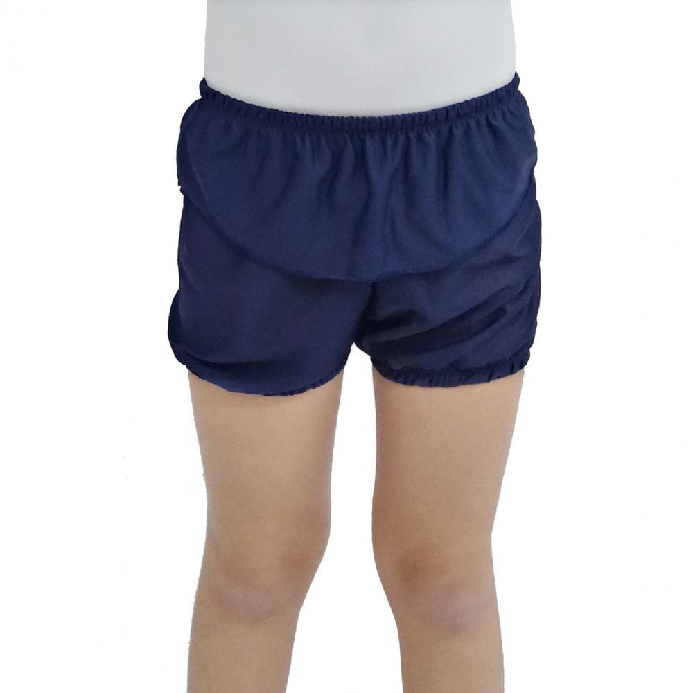 Short Ballet Aquecimento Ritmus Com Babado Jersey Feminino