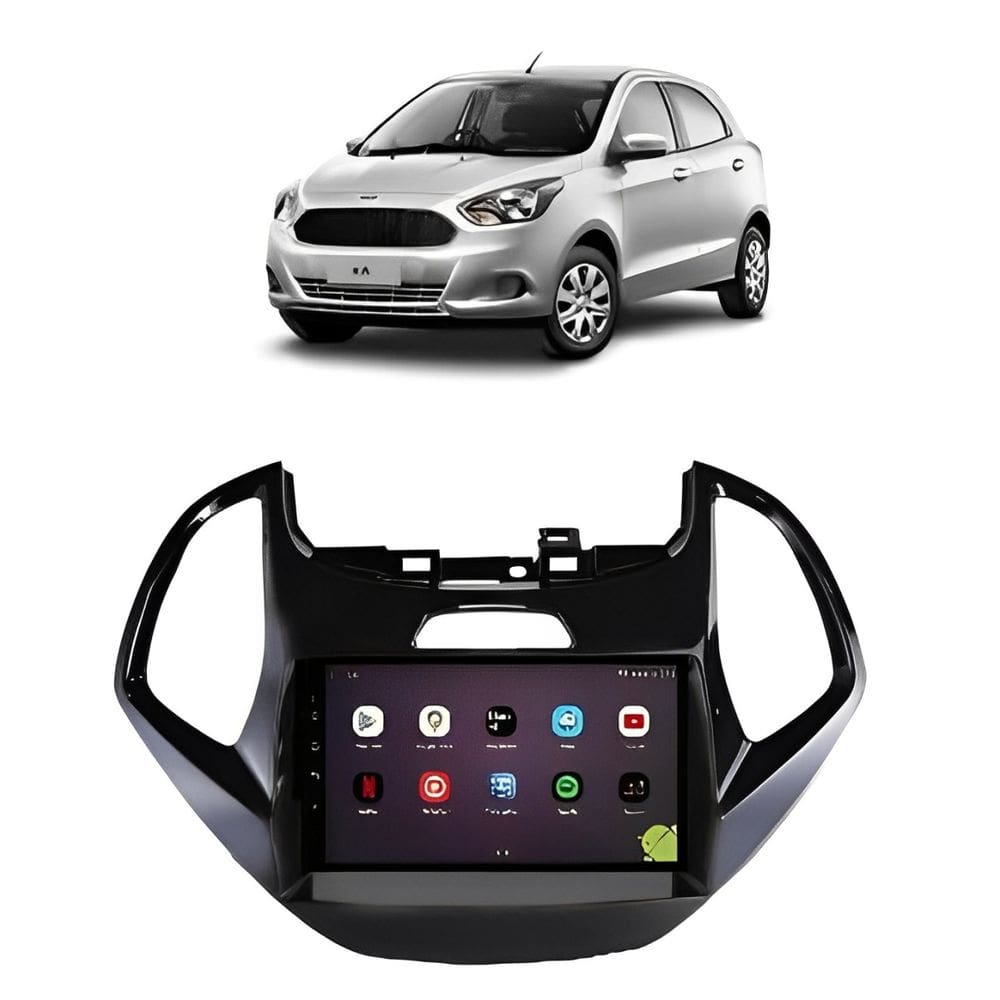 Kit Multimidia Ka 14 / 18 Mold Black Android 7 Pol GPS - 701K FirstOption