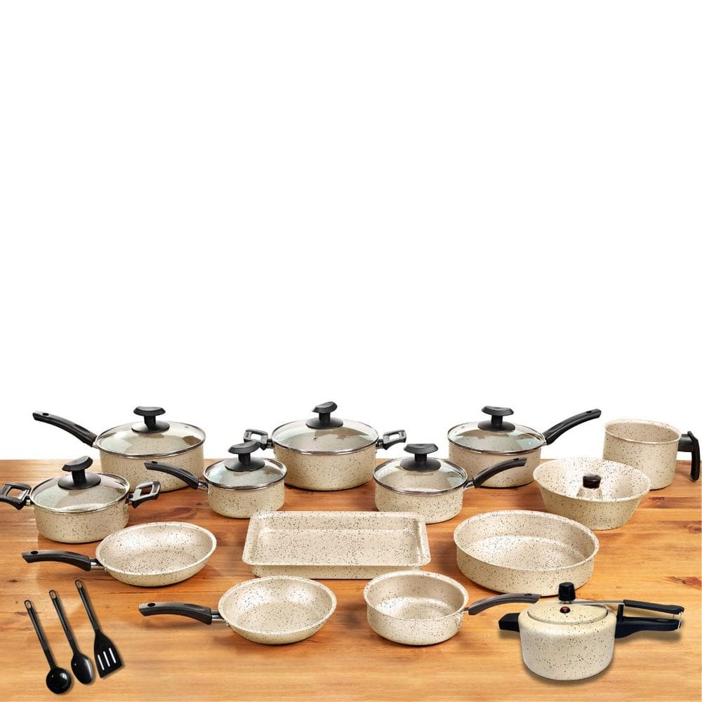 Conjunto Panelas 17 Pc Antiaderente Panela Pressão