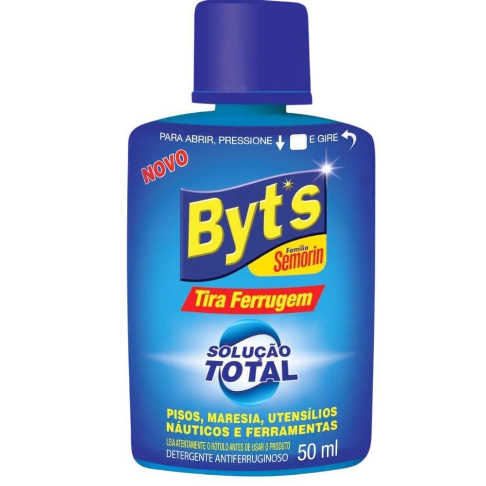 Removedor de Ferrugem Byts 50ml para Pisos e Ferramentas