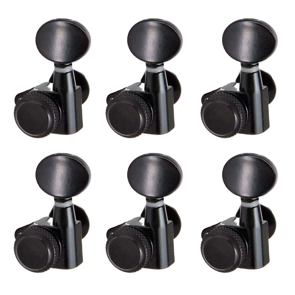 Tarraxa Para Guitarra Com Trava Ronsani Rgt-500 Preto 535