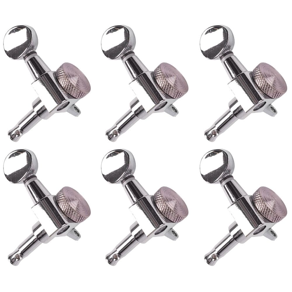 Tarraxa Para Guitarra Com Trava Ronsani Rgt-500 Cromo 535