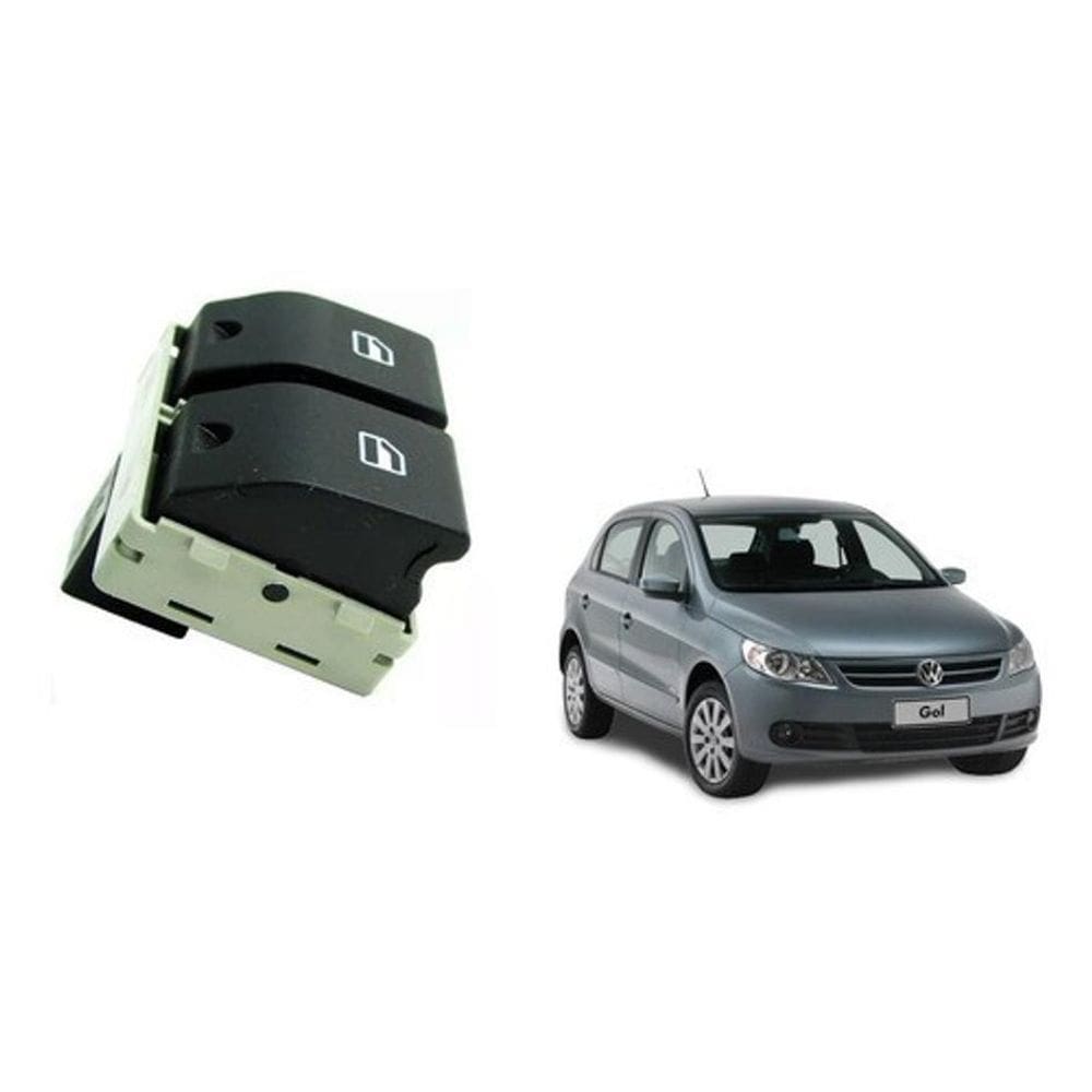 Interruptor Vidro Eletrico Duplo Vw Gol G4 G5 G6 G7