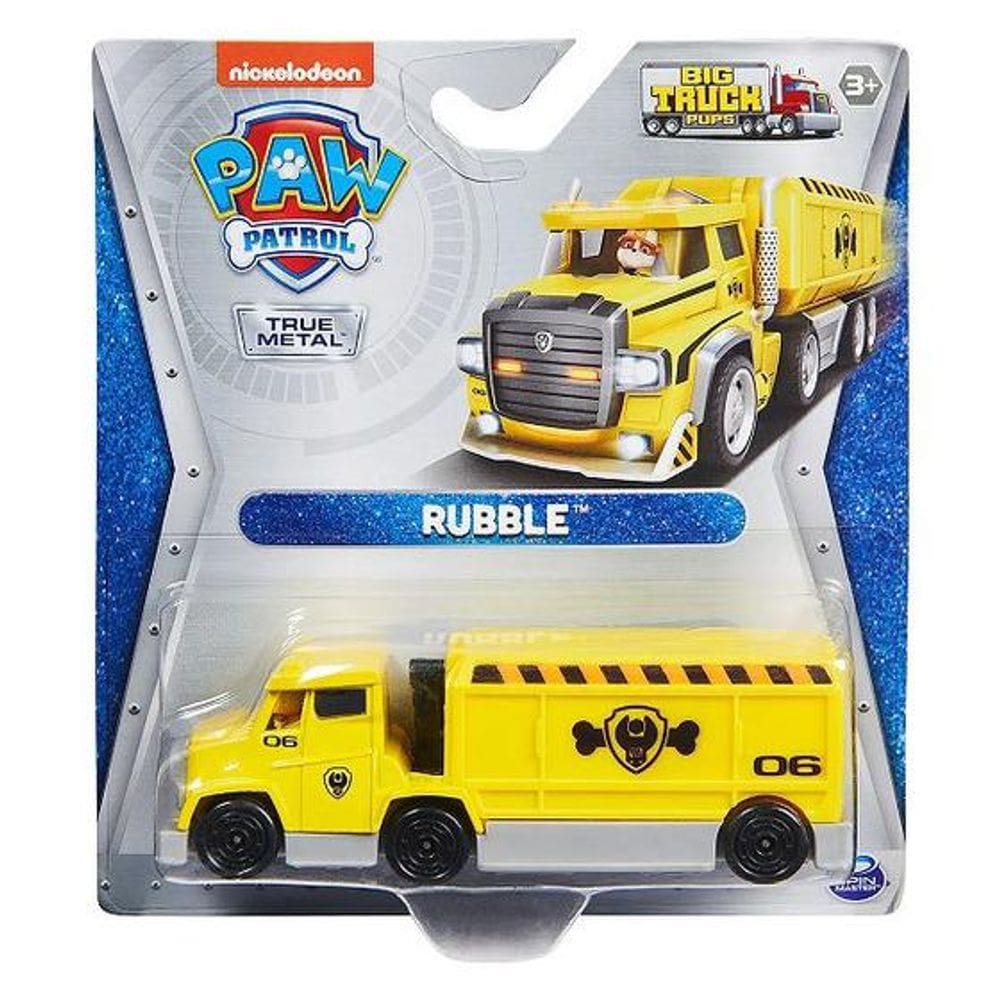 Carrinho - Patrulha canina True Metal - Rubble SUNNY