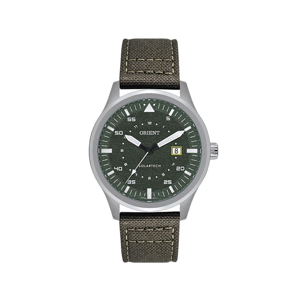 Relógio Orient Masculino Solartech Pulseira Verde
