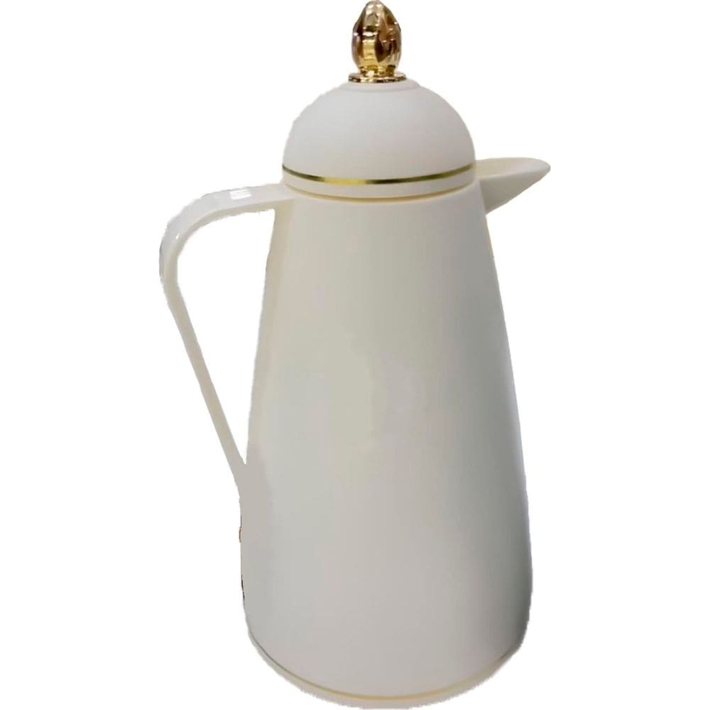 Garrafa Térmica De Mesa Ivory White Café Chá Leite 1 Litro
