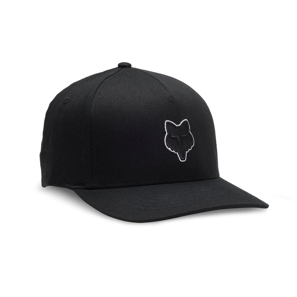 Chapéu Fox Racing Fox Head Flexfit preto pequeno