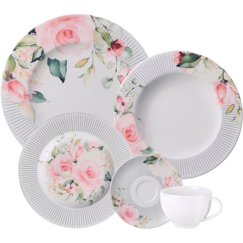 Kit Aparelho Jogo Jantar 20Pçs 4 Pessoas Ornatta Tramontina