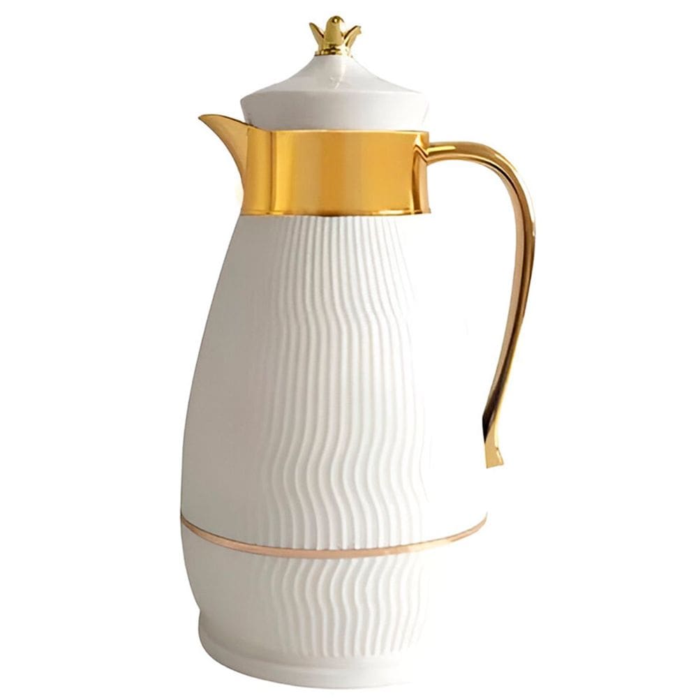 Garrafa Térmica De Mesa Branca Bule Café Chá Chimarrão 1Litro