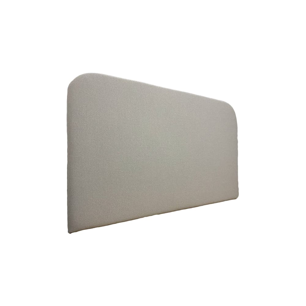 Cabeceira Estofada Casal Orgânica Não é Segredo Linho Cru Mesclado 140x120