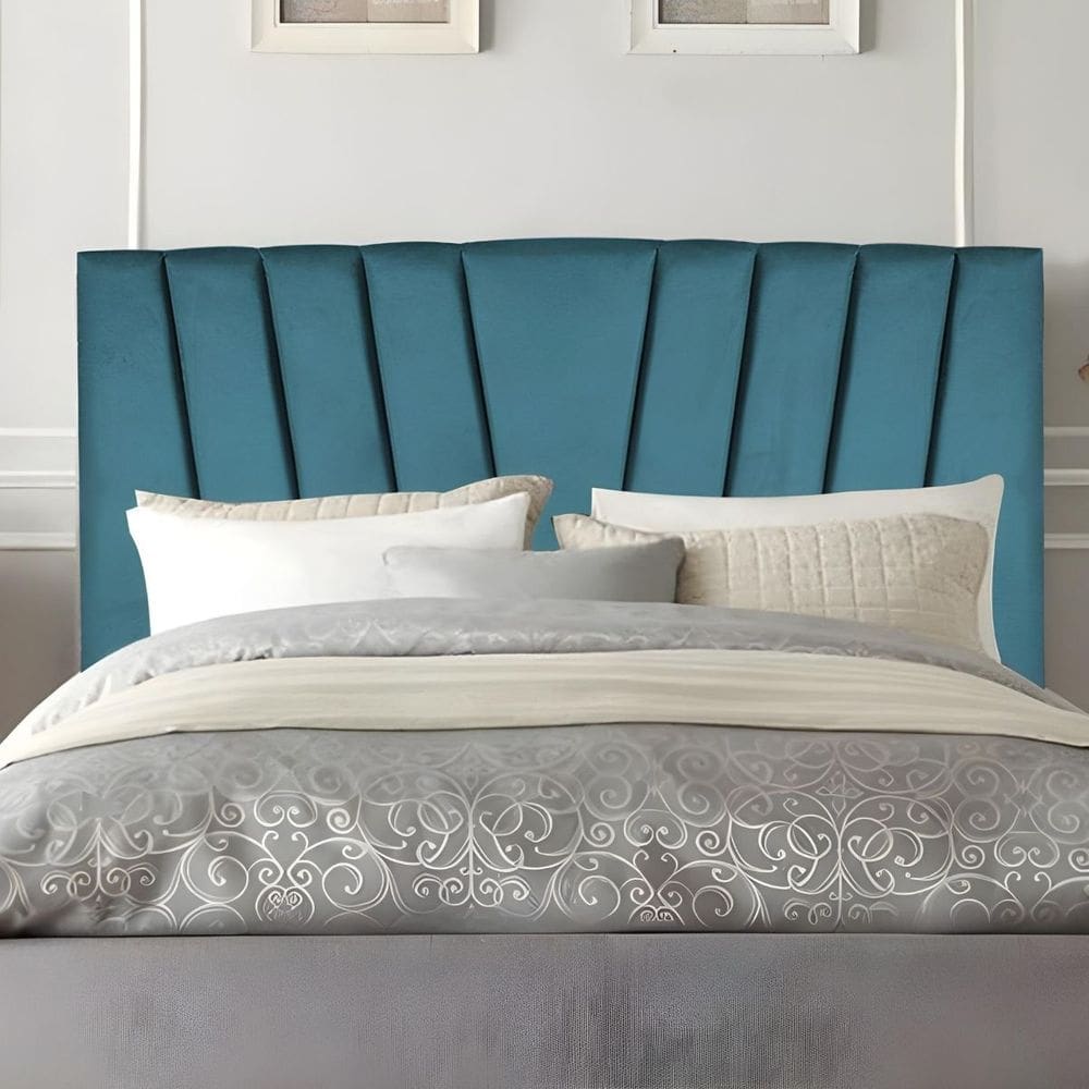 Cabeceira Solteiro Cama Box Estofada 90 cm Emma Suede