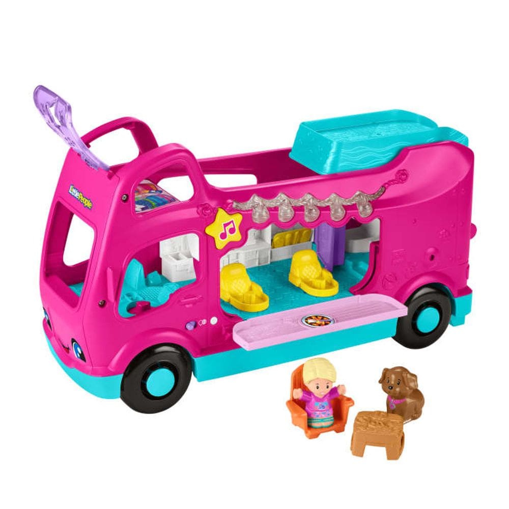 Brinquedo-Para Bebes Little People Barbie Trailer dos Sonhos MATTEL