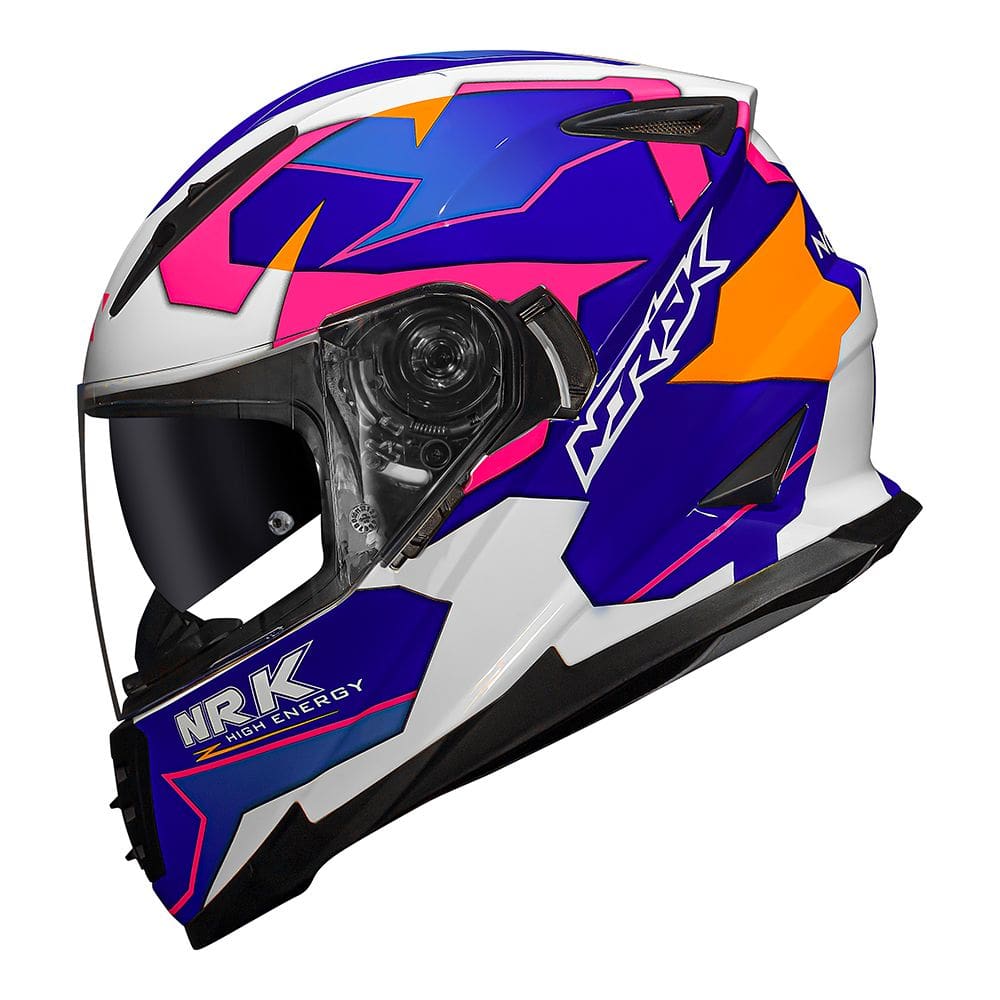 Capacete Norisk FF302 Soul District Azul e Branco