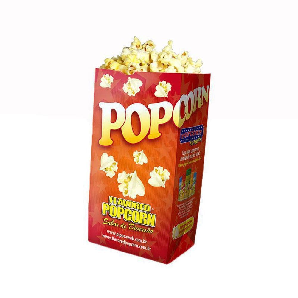 Embalagens Para Pipoca Sos Pop Médio Pacote Com 25 Und