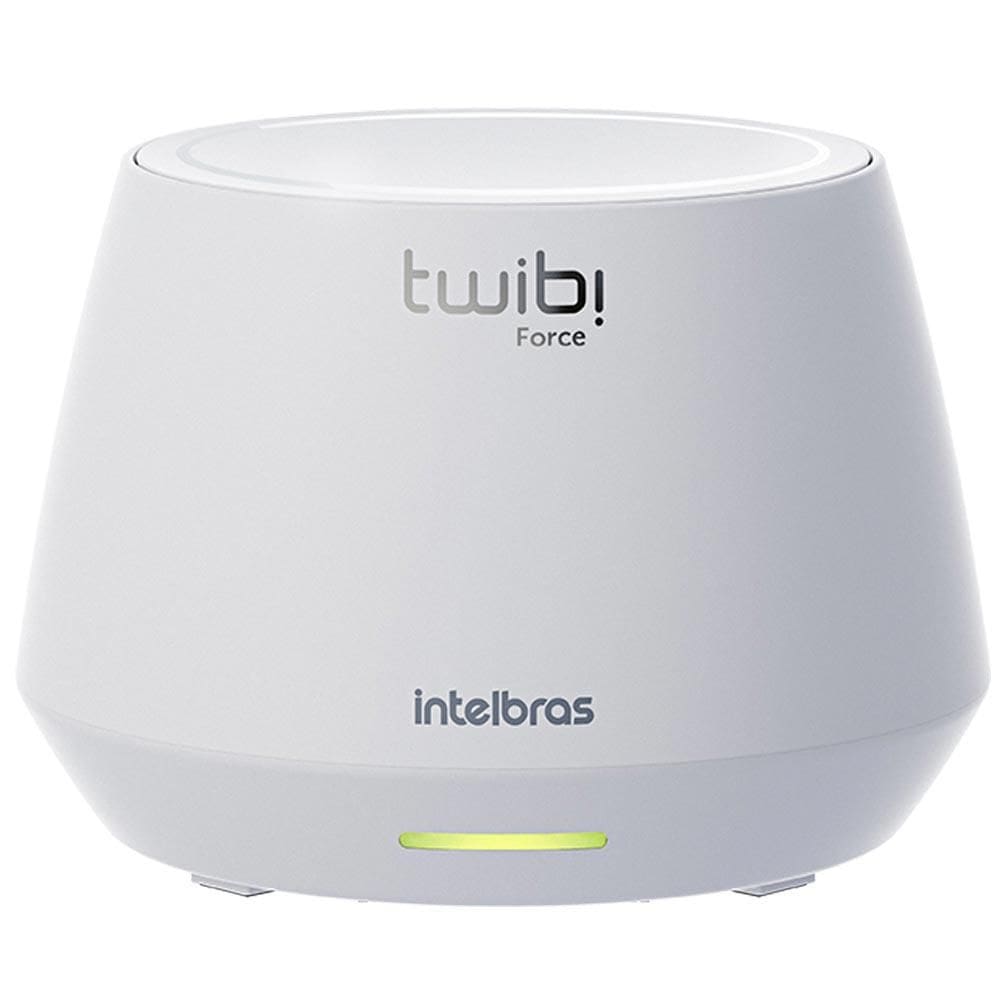 Roteador Mesh Twibi Force AX 1500 Intelbras Wi-Fi 6, Suporta Até 600MB Cobertura Até 280m², Até 128 Dispositivos, 1