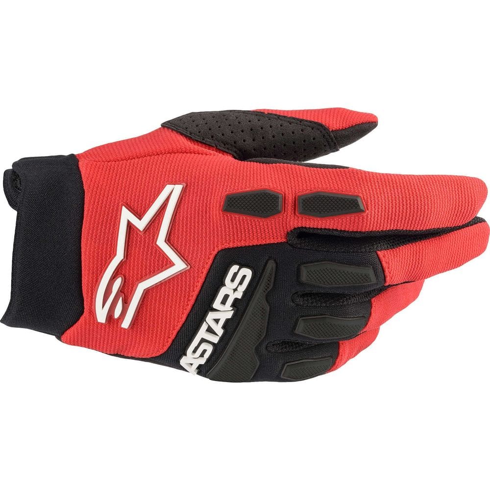 Luvas Alpinestars Full Bore Bright Vermelho/Pretas para adultos
