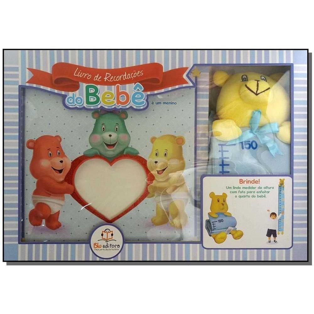 Livro De Recordações Do Bebê - Menino