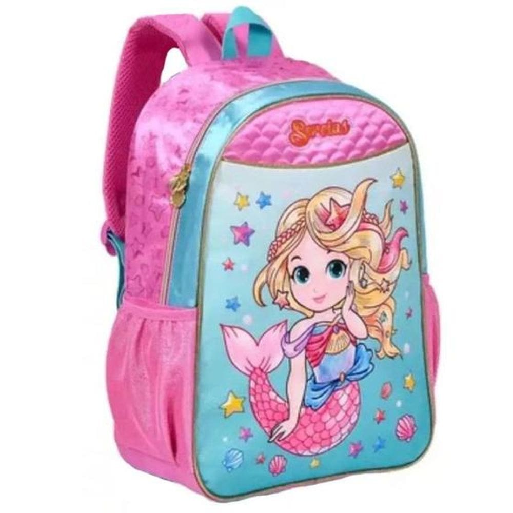Mochila de Costas 40cm Sereias Clio SR24554J