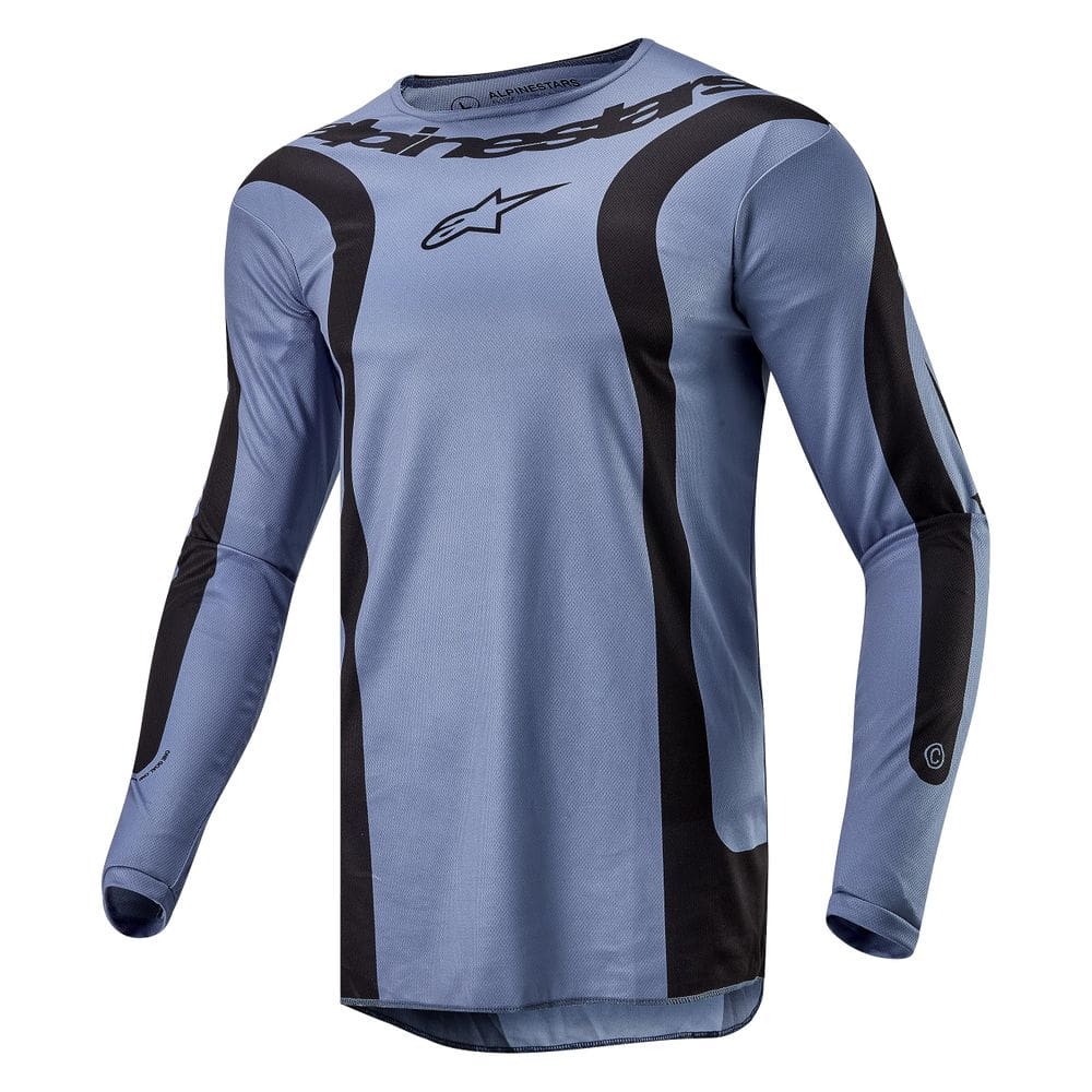 Jersey Alpinestars Fluid Lurv azul claro/preto 2X para homens