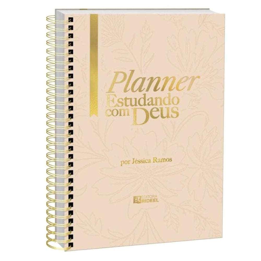 Planner Estudando com Deus - Capa Floral