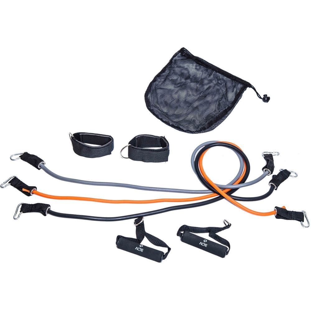 Kit Multifuncional ACTE SPORTS T67 de Elásticos Extensores