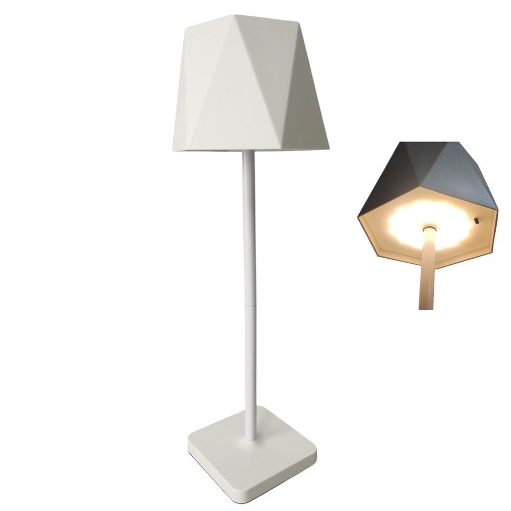 Luminaria Abajur Mesa LED 3 Tons USB Bateria Recarregavel Iluminaçao Casa Quarto Sala Mesa Trabalho Recepçao Escritorio Decoraçao Moderna