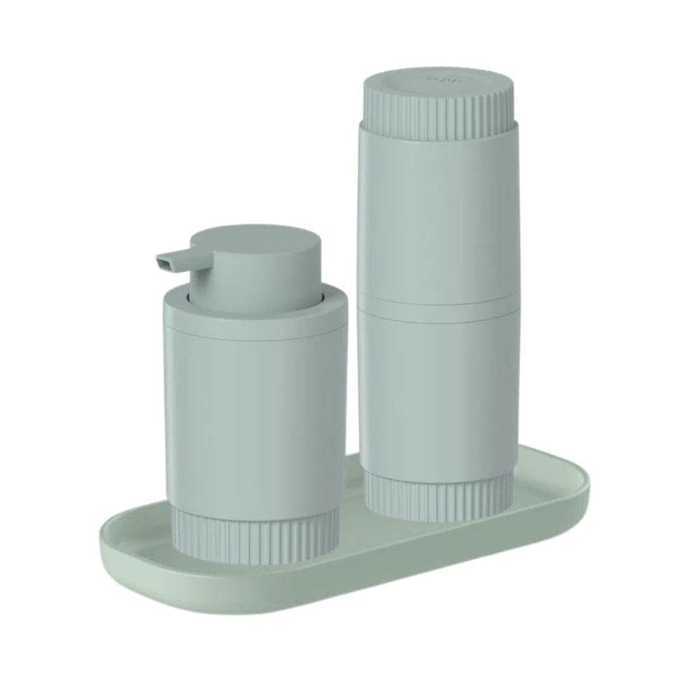 Kit Banheiro Acessórios Conjunto Lavabo 3Pcs Ou - Verde