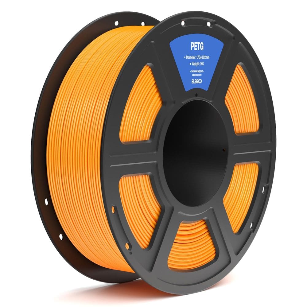 Filamento para impressora 3D ELEGOO PETG 1,75 mm Laranja 1 kg