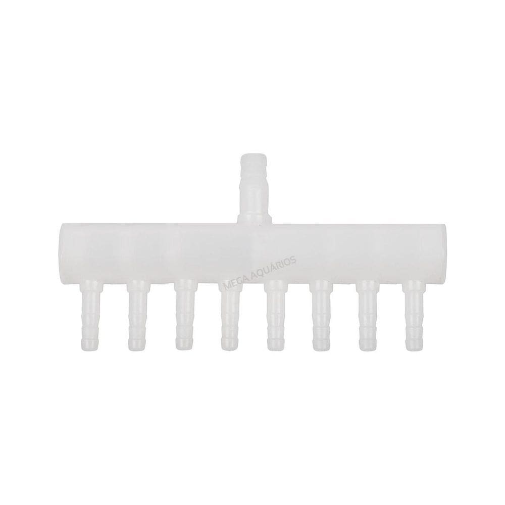 Acessório Compressor Divisor De Ar Plástico 8 Saídas