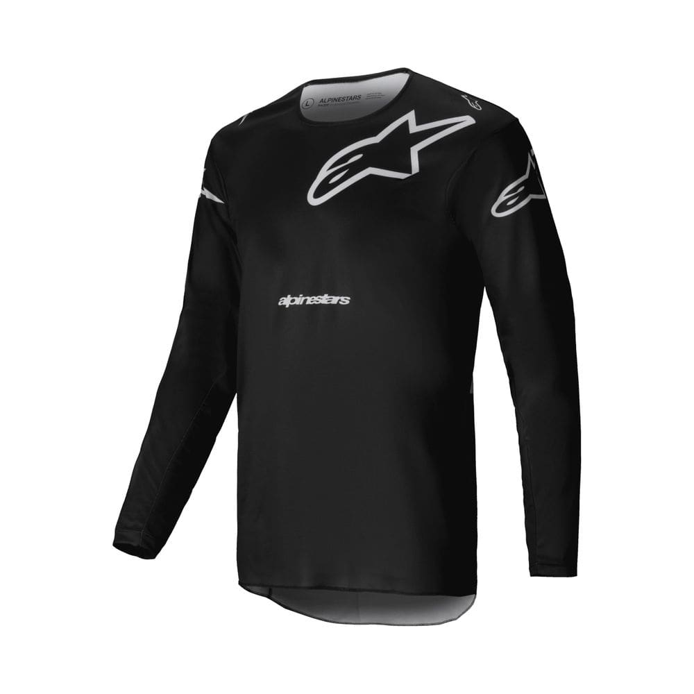 Jersey Alpinestars Racer Graphite preto/cinza para homens XL