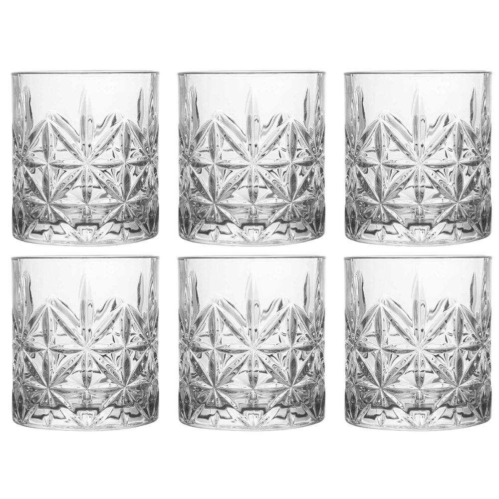 Conjunto 6 Copos De Vidro 300Ml Para Whisky - Rojemac