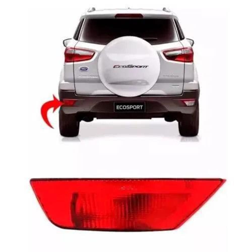 Lanterna Parachoque Traseiro Ecosport 13/ Neblina Sem Re La