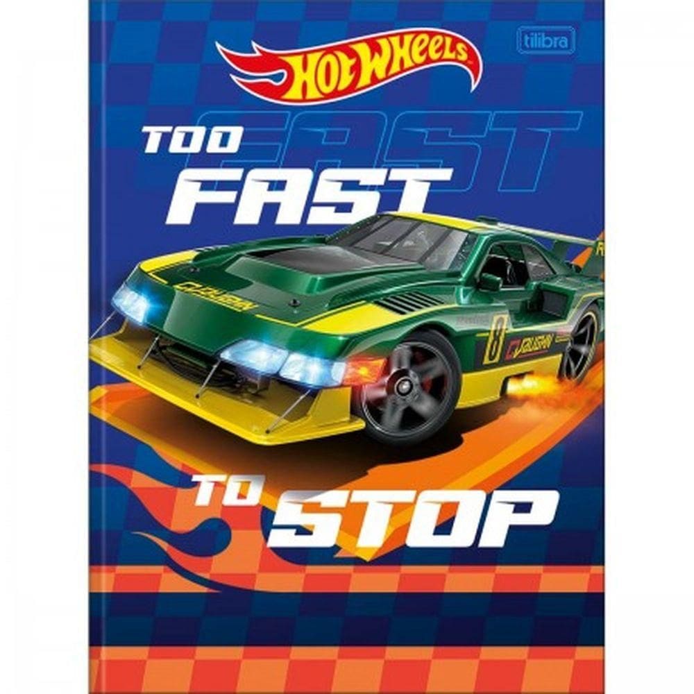 Caderno Univ. 80 Folhas 1 Matéria HotWheels Capa 1 - Tilibra