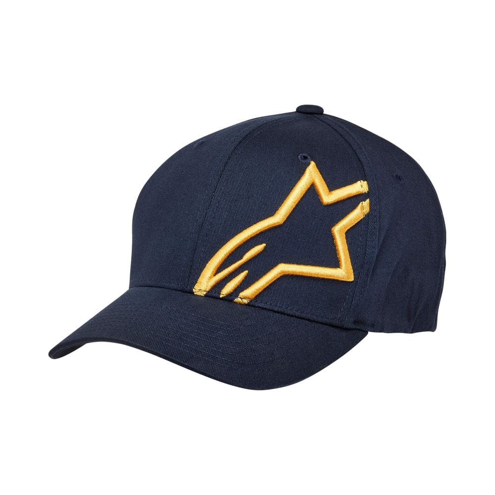 Chapéu Alpinestars Standard Corp Shift 2 Curved Brim Navy/Gold