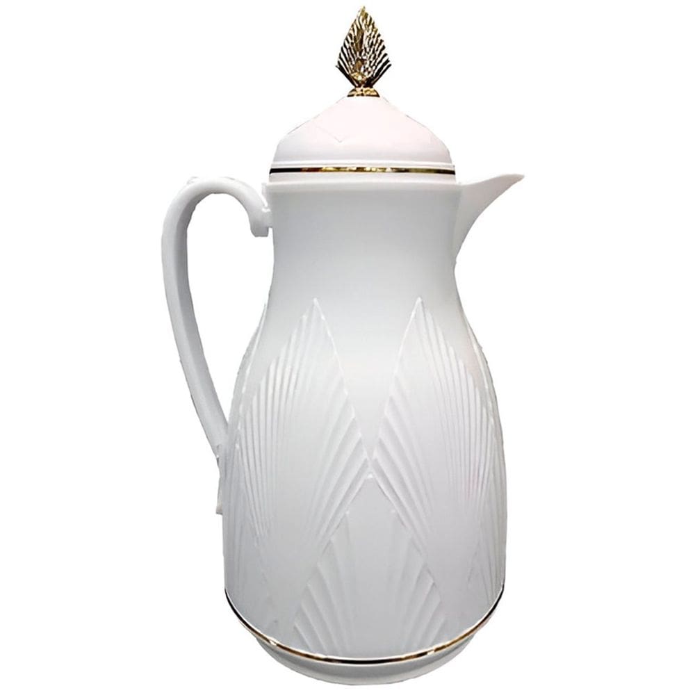 Garrafa Térmica De Mesa Branco 1 Litro Chimarrão Chá Leite